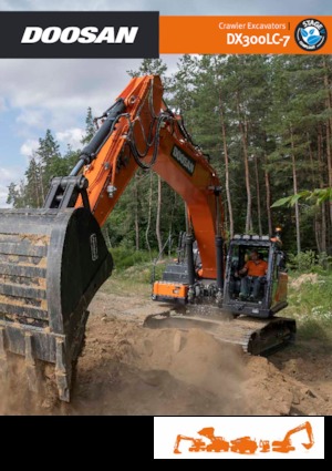 Elektryczne koparki gąsienicowe Doosan DX300LC-7