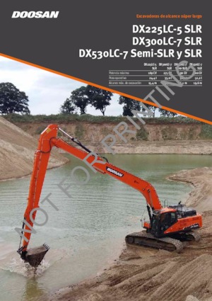 Elektryczne koparki gąsienicowe Doosan DX300LC-7 SLR