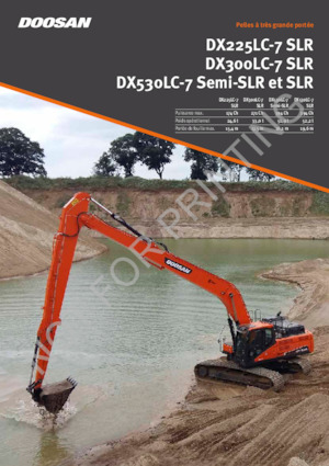 Elektryczne koparki gąsienicowe Doosan DX300LC-7 SLR