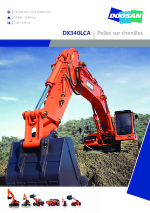 Koparki gąsienicowe Doosan DX340LCA