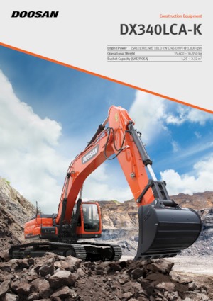 Koparki gąsienicowe Doosan DX340LCA-K