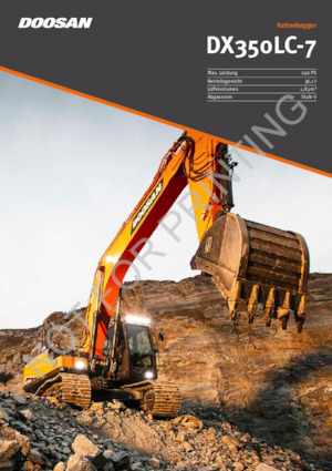 Koparki gąsienicowe Doosan DX350LC-7