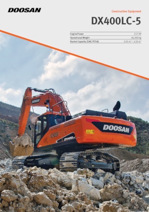 Koparki gąsienicowe Doosan DX400LC-5