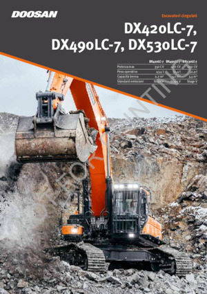 Koparki gąsienicowe Doosan DX420LC-7
