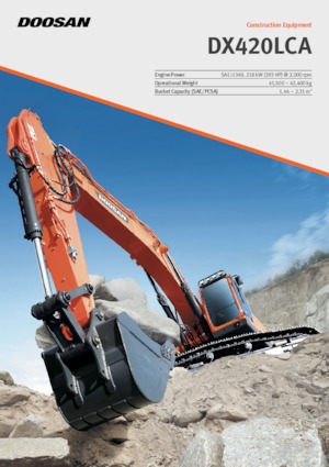 Koparki gąsienicowe Doosan DX420LCA