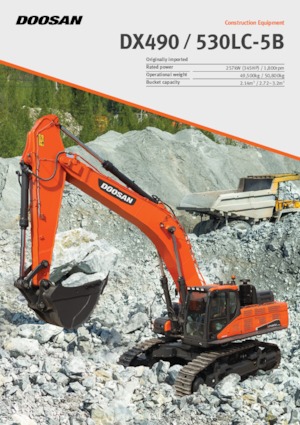 Koparki gąsienicowe Doosan DX490LC-5B