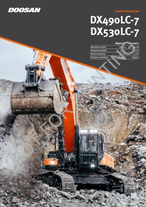 Koparki gąsienicowe Doosan DX530LC-7