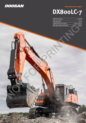 Koparki gąsienicowe Doosan DX800LC-7