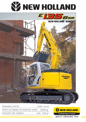 Koparki gąsienicowe New Holland E 135 B SR