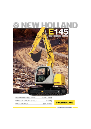 Koparki gąsienicowe New Holland E 145