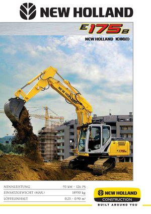 Koparki gąsienicowe New Holland E 175 B