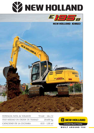 Koparki gąsienicowe New Holland E 195 B EL