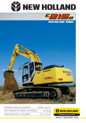 Koparki gąsienicowe New Holland E 215 B EL