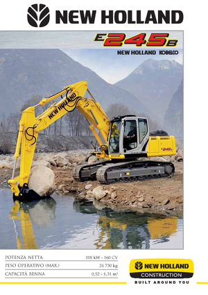 Koparki gąsienicowe New Holland E 245 B LC