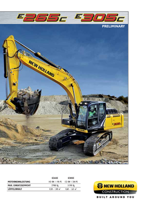 Koparki gąsienicowe New Holland E305C