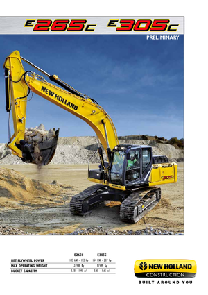 Koparki gąsienicowe New Holland E305C