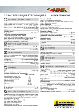 Koparki gąsienicowe New Holland E485C LCH