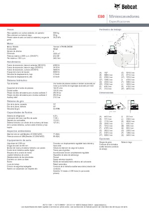 Koparki gąsienicowe Bobcat E 80