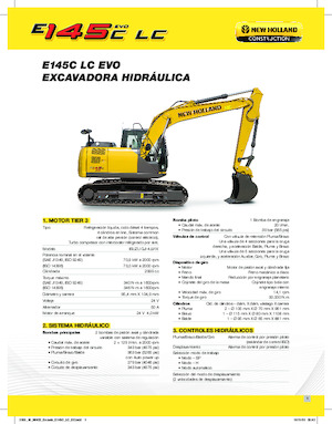 Koparki gąsienicowe New Holland E145C EVO