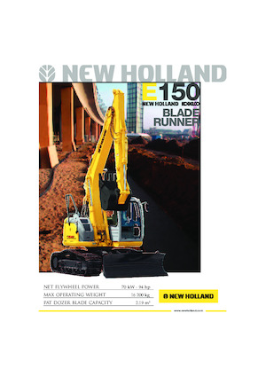 Koparki gąsienicowe New Holland E150 Blade Runner