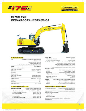 Koparki gąsienicowe New Holland E175C EVO