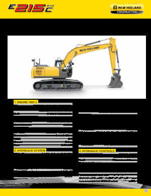 Koparki gąsienicowe New Holland E215C EVO