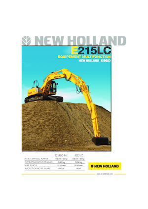Koparki gąsienicowe New Holland E215LC-ME