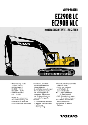 Koparki gąsienicowe Volvo EC290BLC