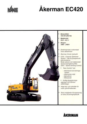 Koparki gąsienicowe Akerman-Volvo EC 420
