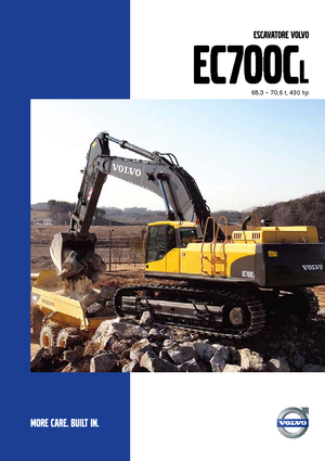 Koparki gąsienicowe Volvo EC700CL