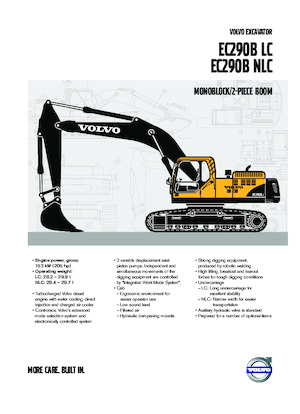 Koparki gąsienicowe Volvo EC290BLC