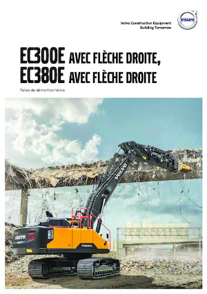 Koparki gąsienicowe Volvo EC380ENL Straight boom