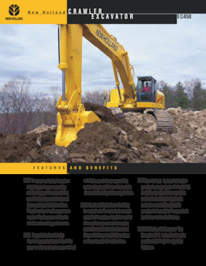 Koparki gąsienicowe New Holland EC450