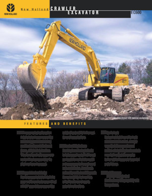 Koparki gąsienicowe New Holland EC600