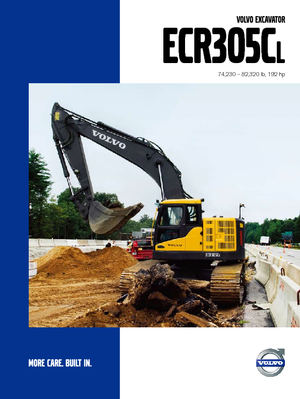 Koparki gąsienicowe Volvo ECR305CL