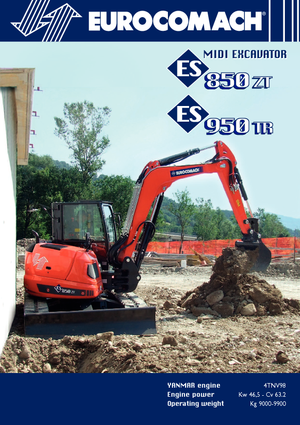 Koparki gąsienicowe Eurocomach ES 850 ZT
