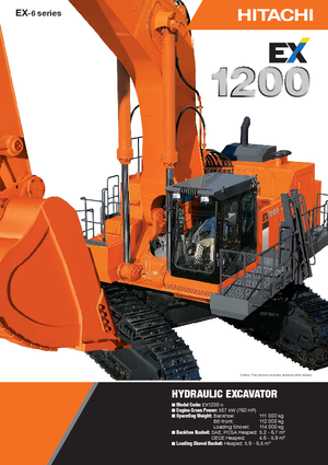 Koparki gąsienicowe Hitachi EX 1200-6