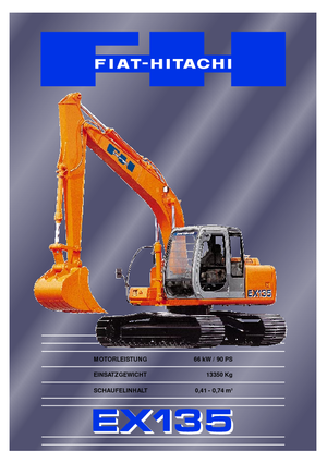 Koparki gąsienicowe Fiat-Hitachi EX 135