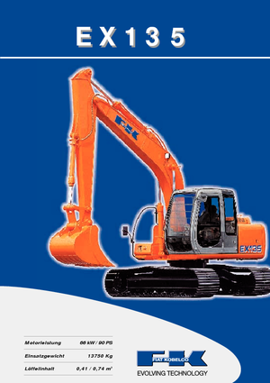 Koparki gąsienicowe Fiat Kobelco EX 135 M