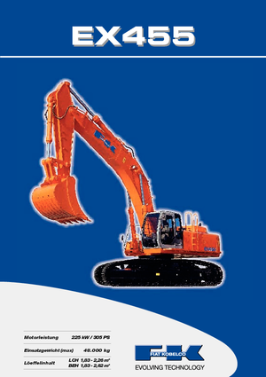 Koparki gąsienicowe Fiat Kobelco EX 455 BEH