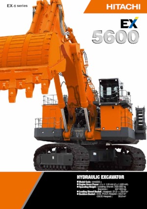 Koparki gąsienicowe Hitachi EX 5600-6
