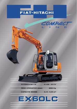 Koparki gąsienicowe Fiat-Hitachi EX 60 LC 5