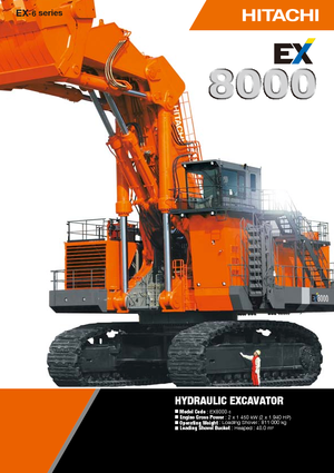 Koparki gąsienicowe Hitachi EX 8000-6