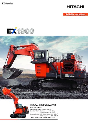 Koparki gąsienicowe Hitachi EX1900-6
