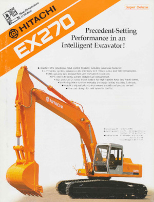 Koparki gąsienicowe Hitachi EX270
