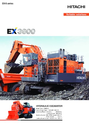 Koparki gąsienicowe Hitachi EX3600-6