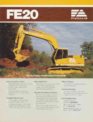 Koparki gąsienicowe Fiatallis FE20HD