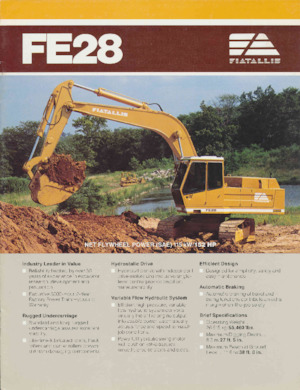 Koparki gąsienicowe Fiatallis FE28