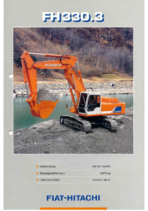 Koparki gąsienicowe Fiat-Hitachi FH 330.3 BEH