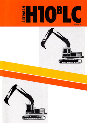 Koparki gąsienicowe Akerman-Volvo H10BLC